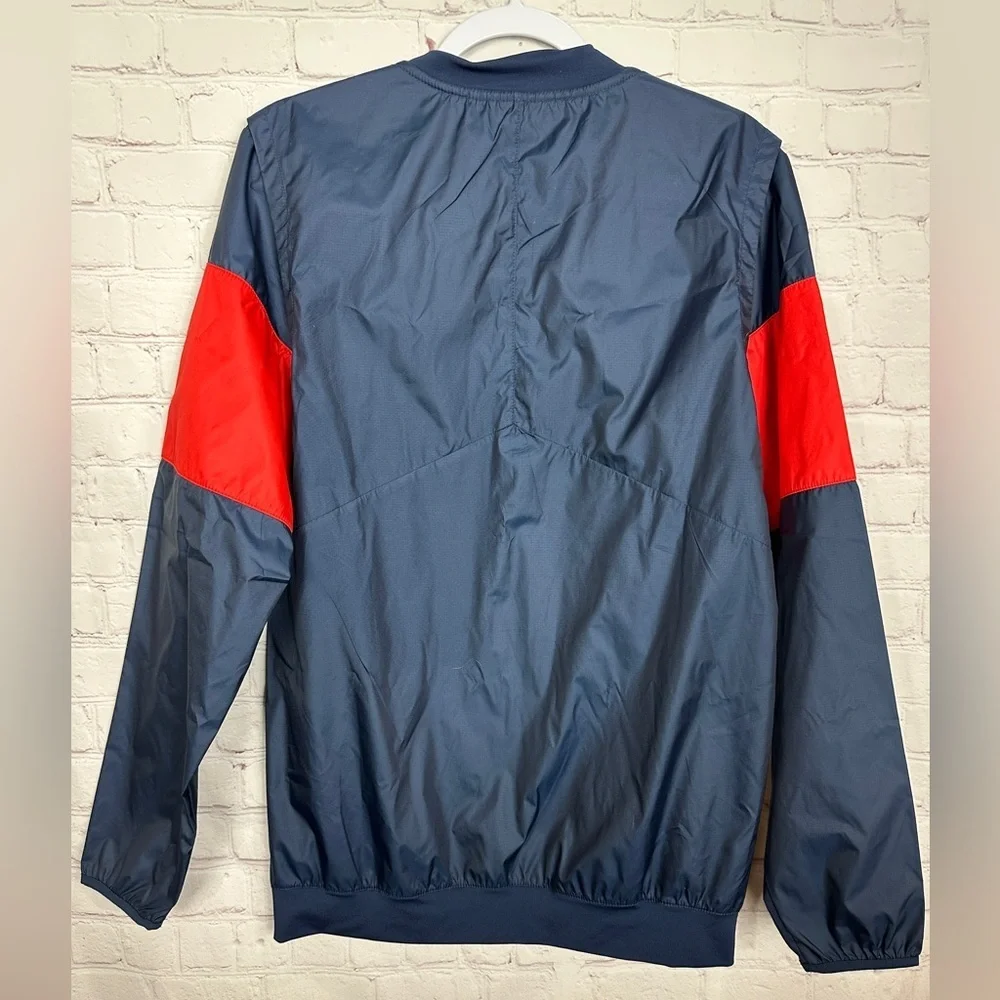 Nike Windbreaker Jacket Track Lightweight 1/3 zip poullover, sz S‎ Cougar mascot